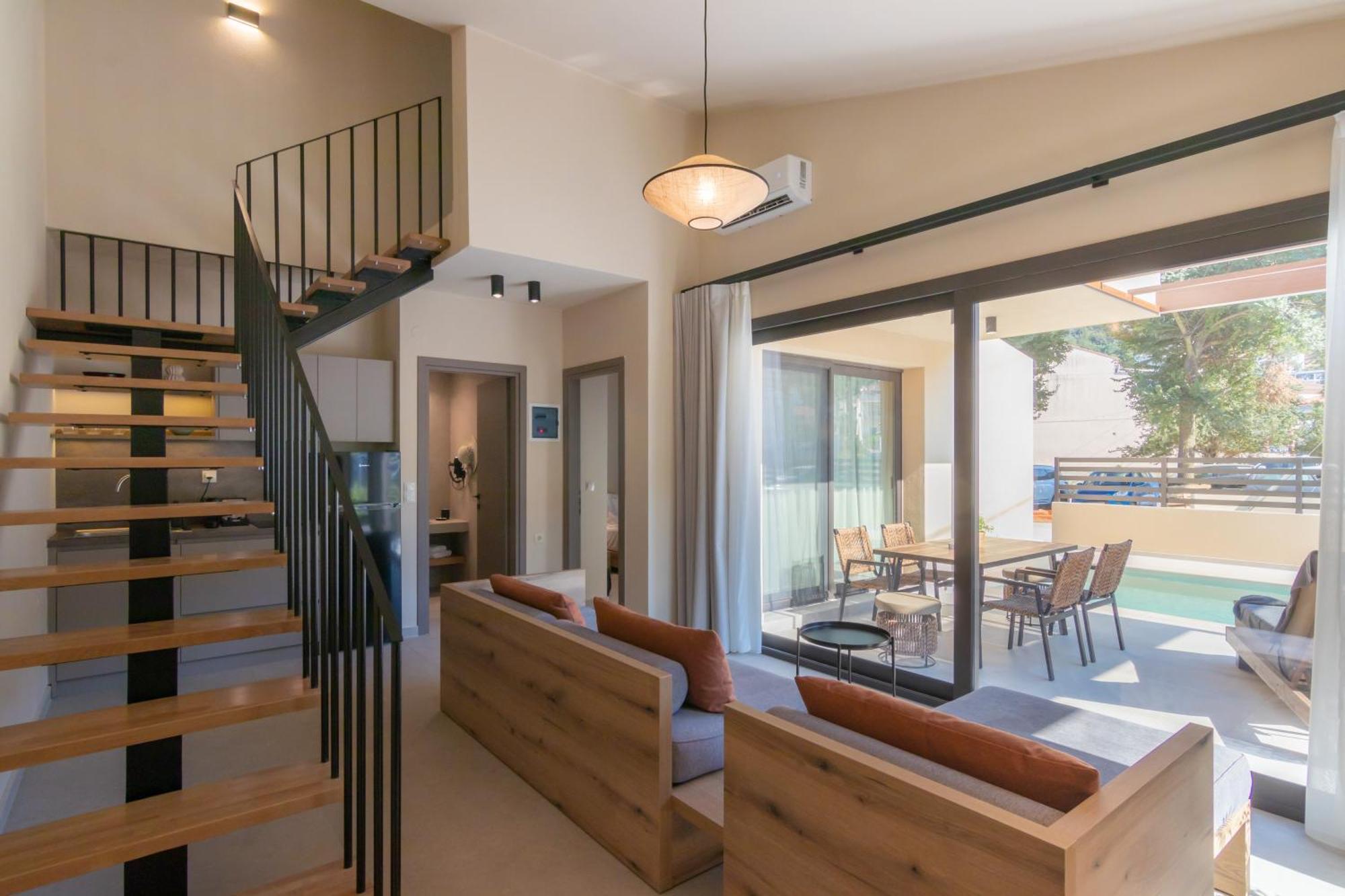 Ntinas Seaside Suites สกาลา โปเตมิอัส ภายนอก รูปภาพ