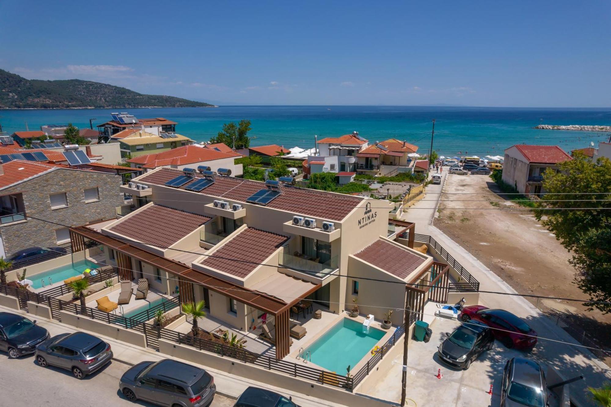Ntinas Seaside Suites สกาลา โปเตมิอัส ภายนอก รูปภาพ