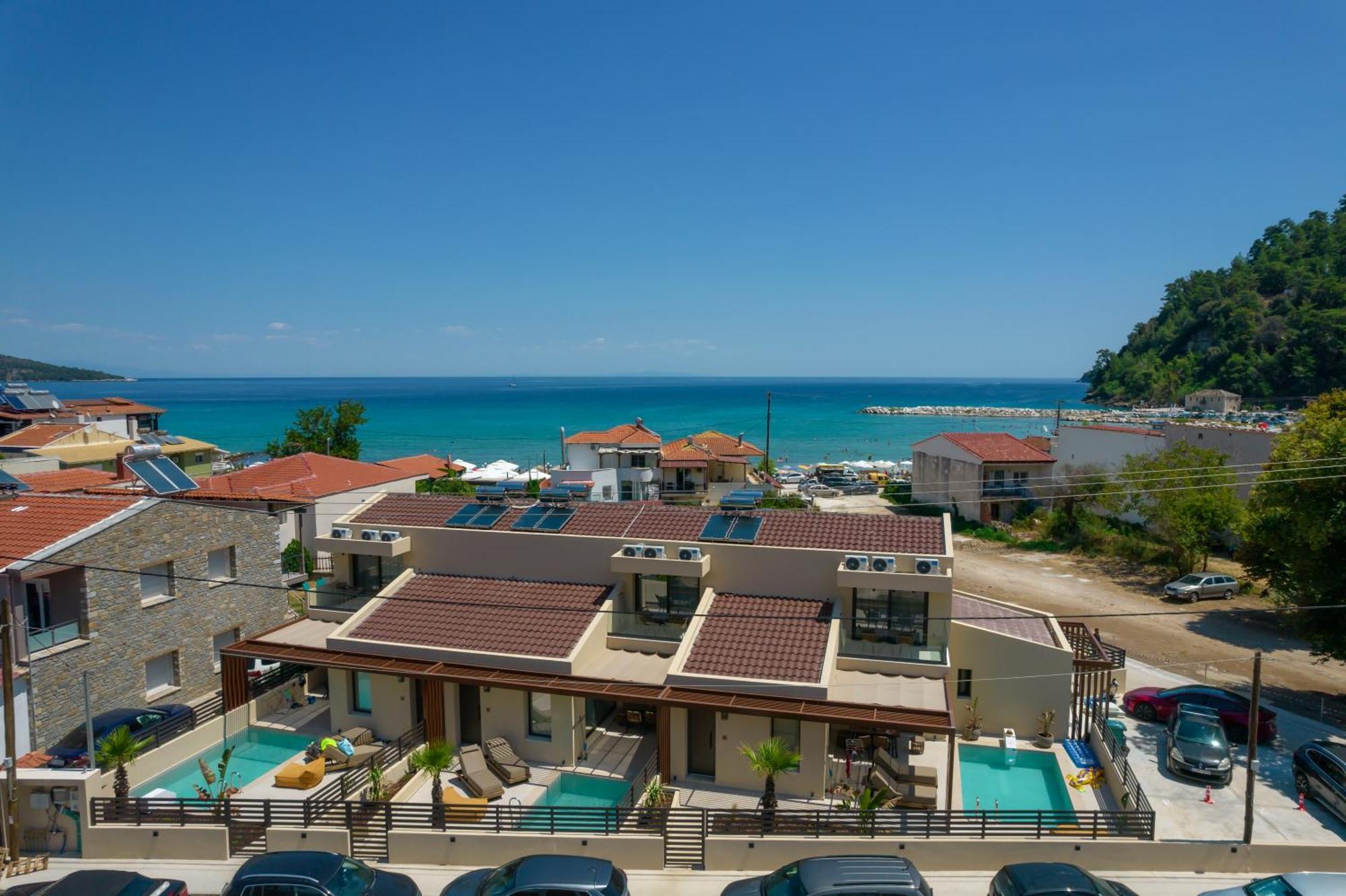 Ntinas Seaside Suites สกาลา โปเตมิอัส ภายนอก รูปภาพ