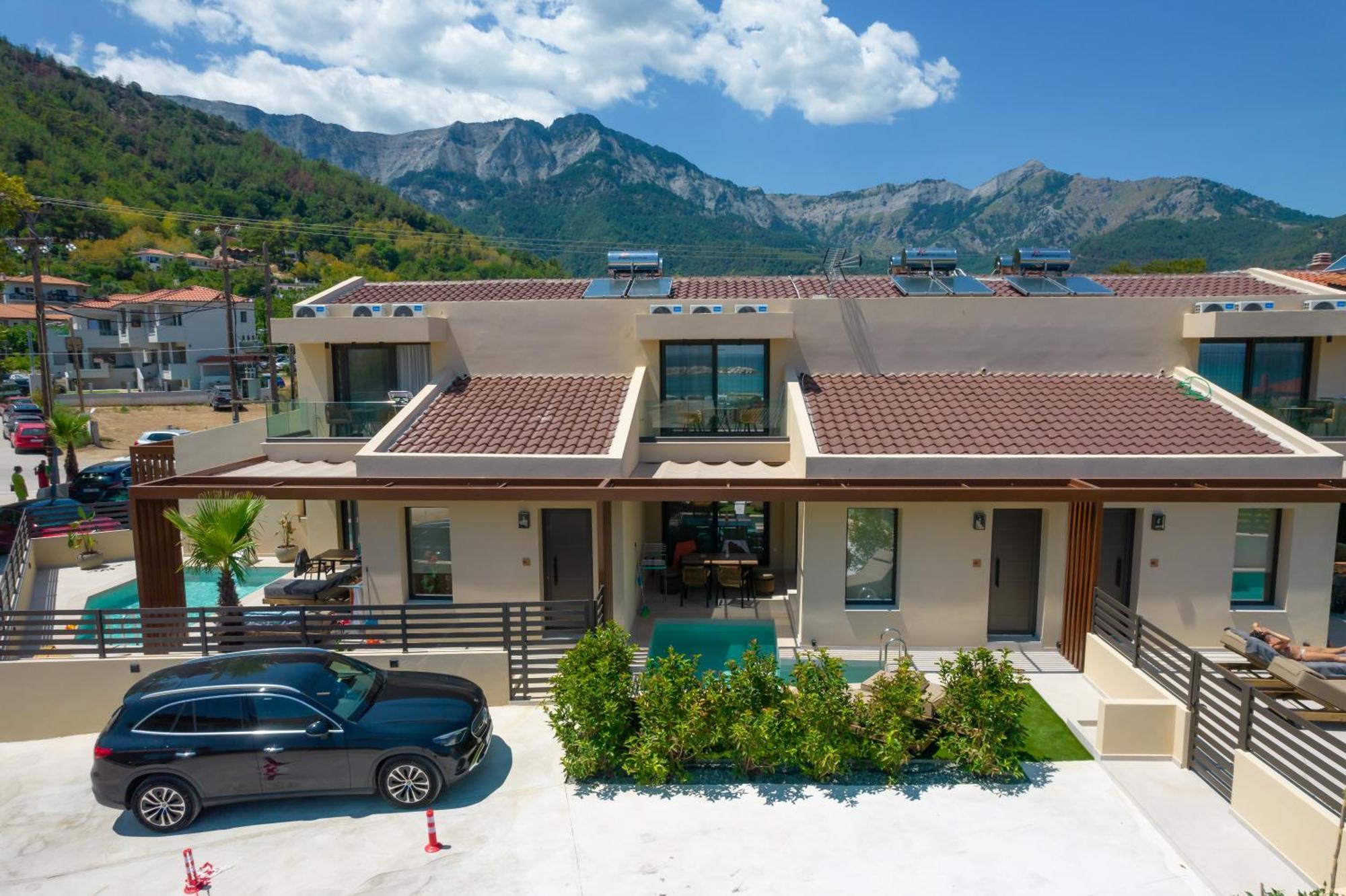 Ntinas Seaside Suites สกาลา โปเตมิอัส ภายนอก รูปภาพ